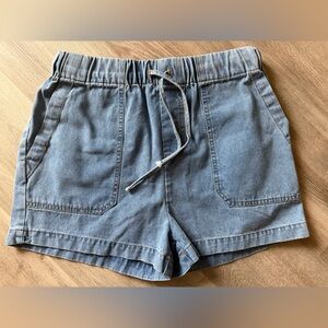 Pink Lily Blue Denim Women's Shorts
